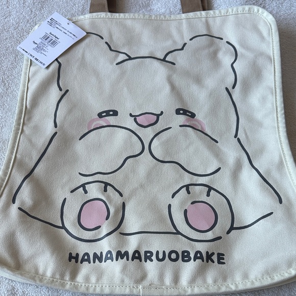 Sanrio Hanamaruobake Tote and Pouch Set | Double-Sided Tote | Kawaii | Wallet - Picture 7 of 14